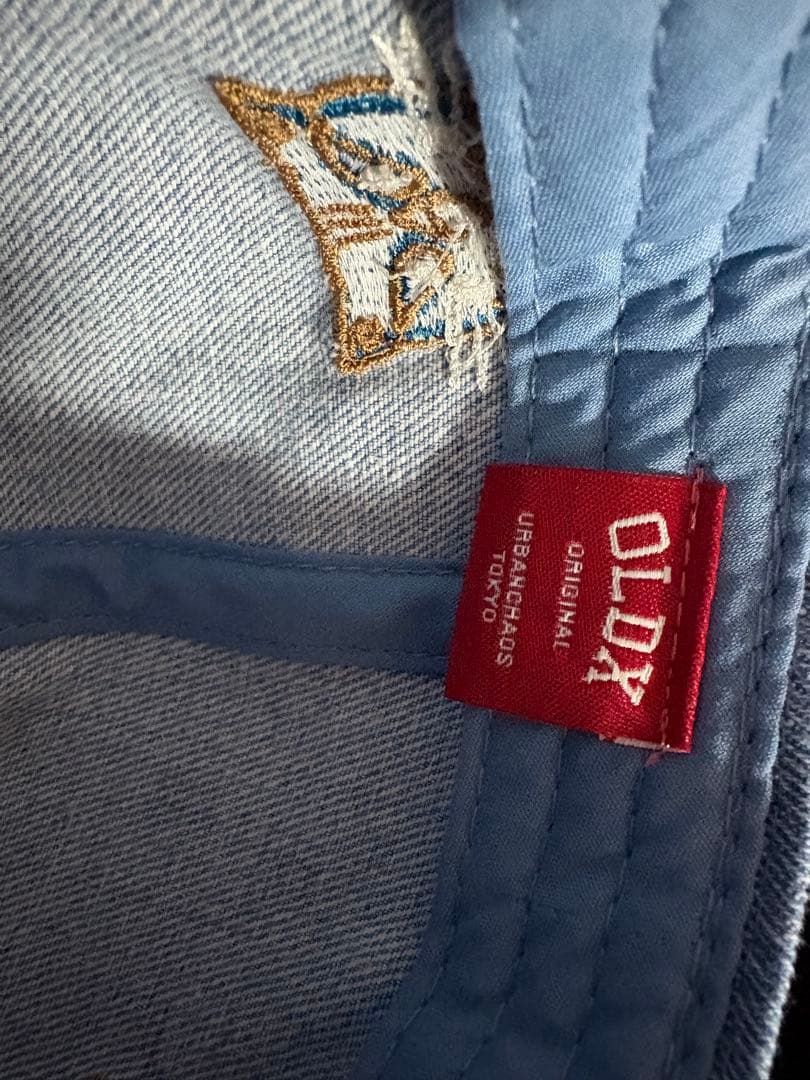 【HIROさん着用】OLDX キャップ 帽子 デニム ブルーカラー