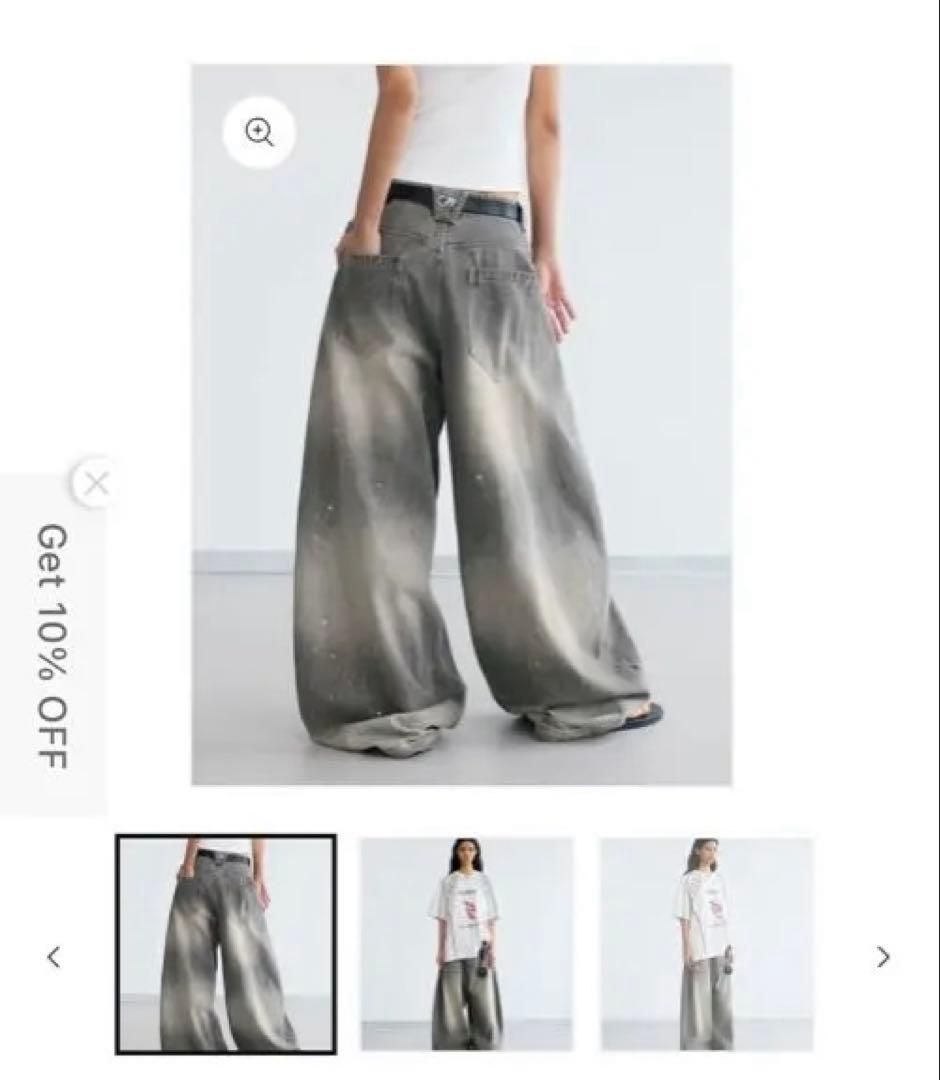 People styleグレーデニムL