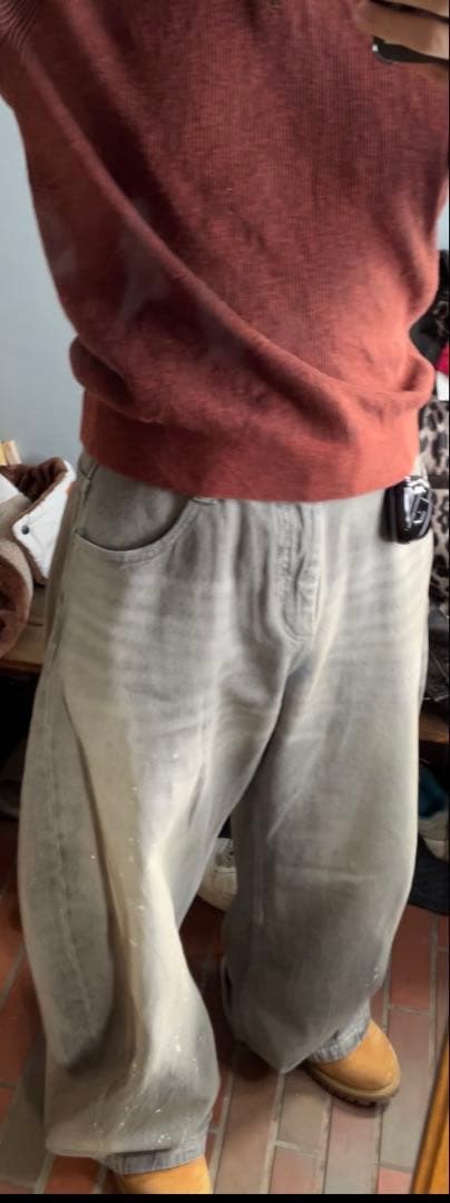 People styleグレーデニムL