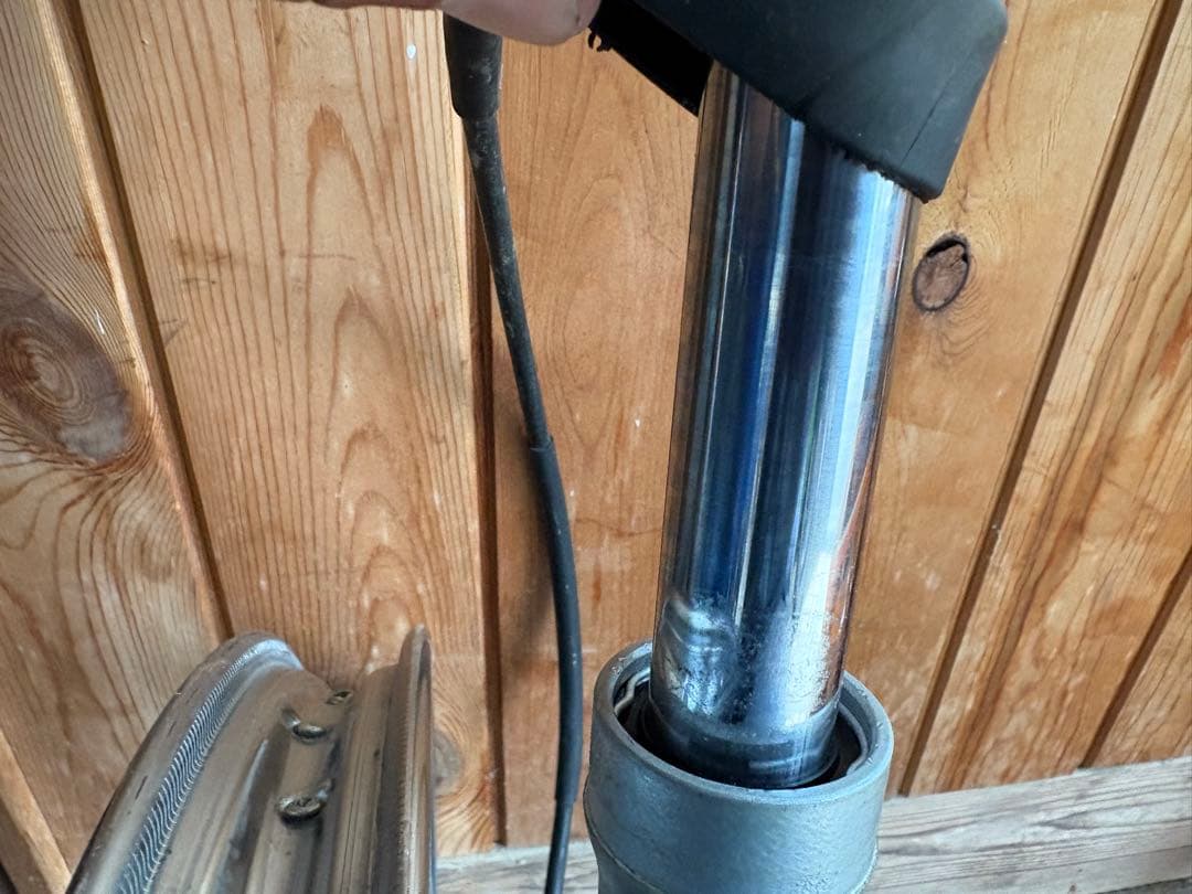 cd90フロントフォーク　スーパーカブテレスコ化に