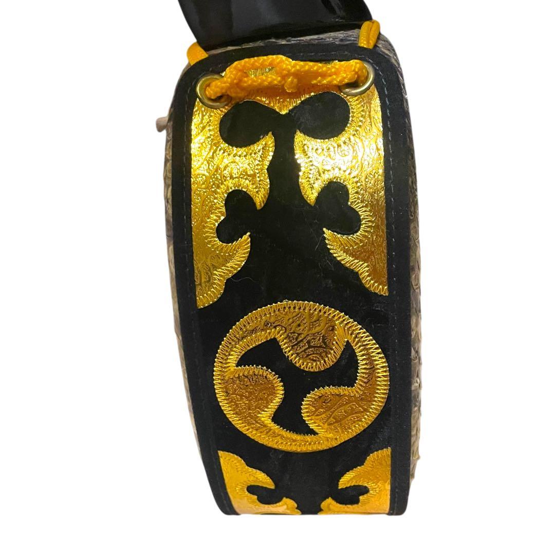 美品 沖縄 琉球 三線 本蛇皮 蛇革 ヘビ 初心者 入門 ハードケース付き