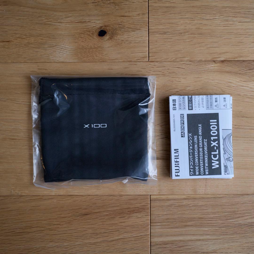 FUJIFILM WCL-X100II ワイドコンバージョンレンズ シルバー
