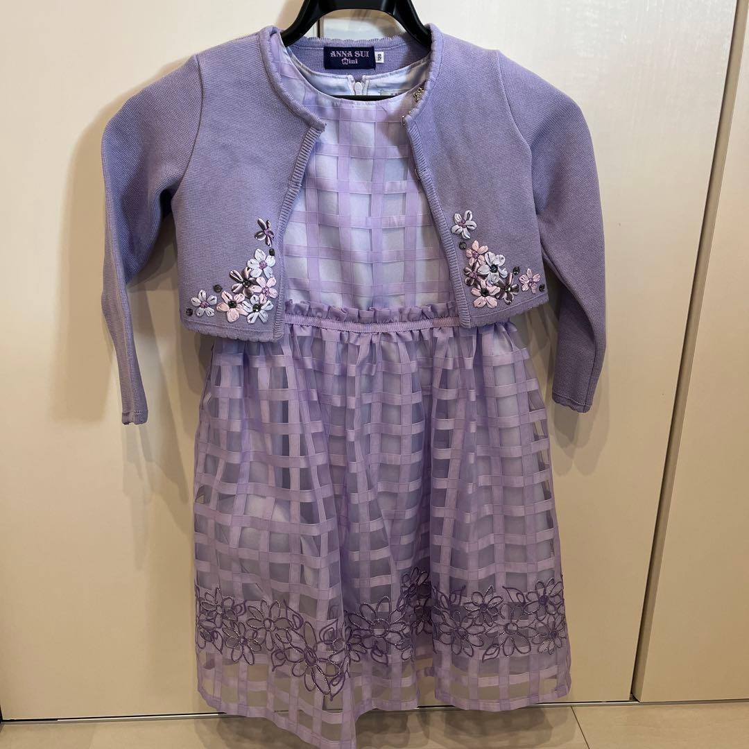 ANNA SUI Mini ドレスとカーディガンセット 120サイズ