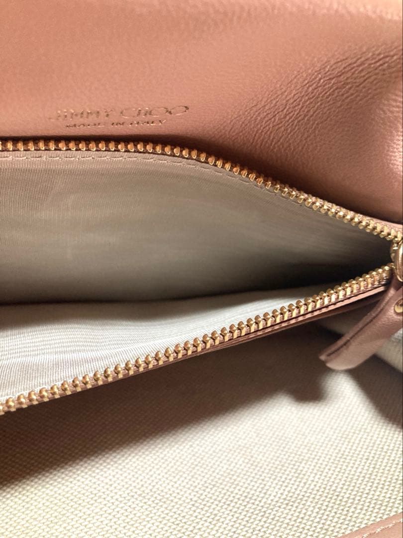 JIMMY CHOO グリッター クラッチバッグ