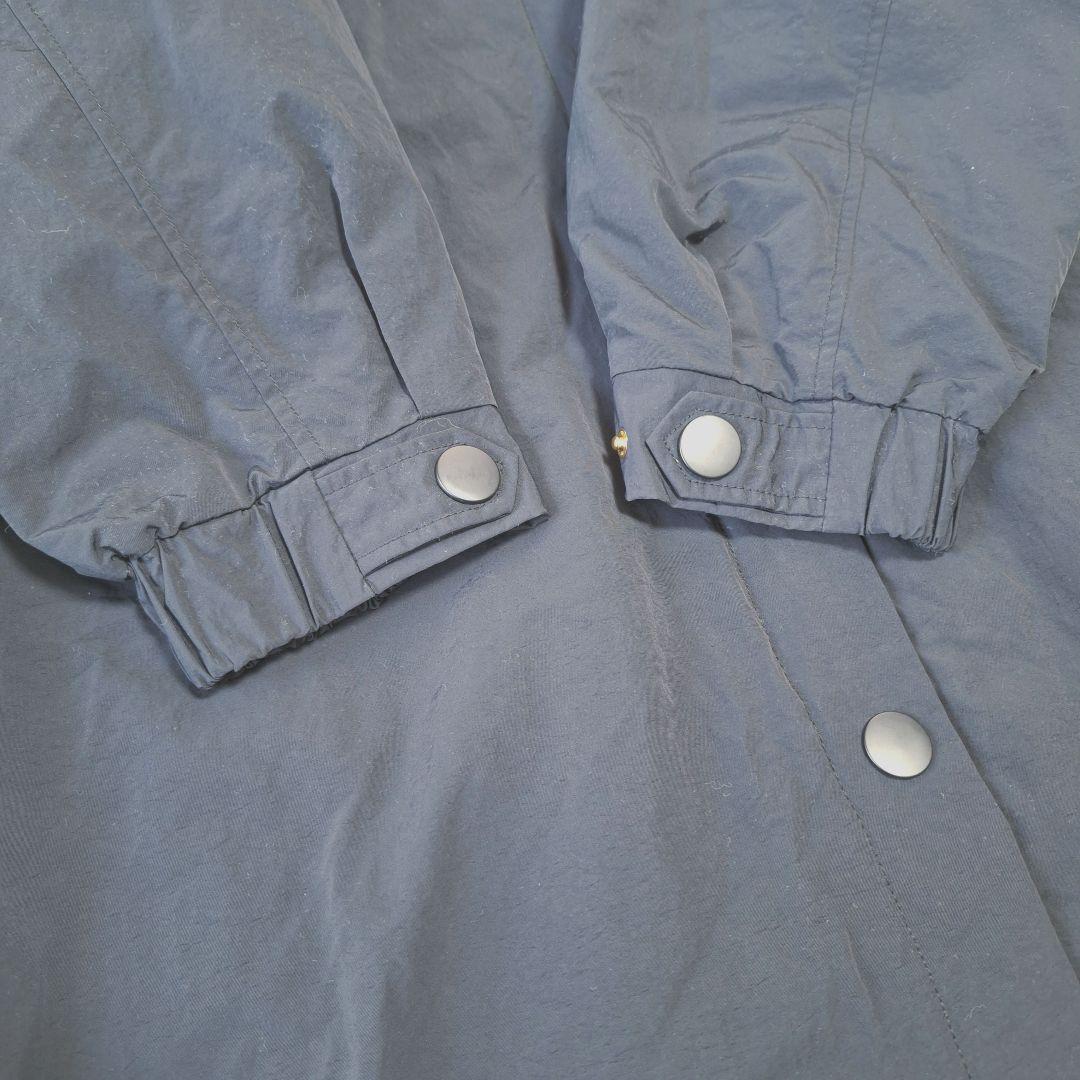 【極美品】メデジュウキュウ　リラックスモッズコート　 スカーフ柄裏地　黒　3