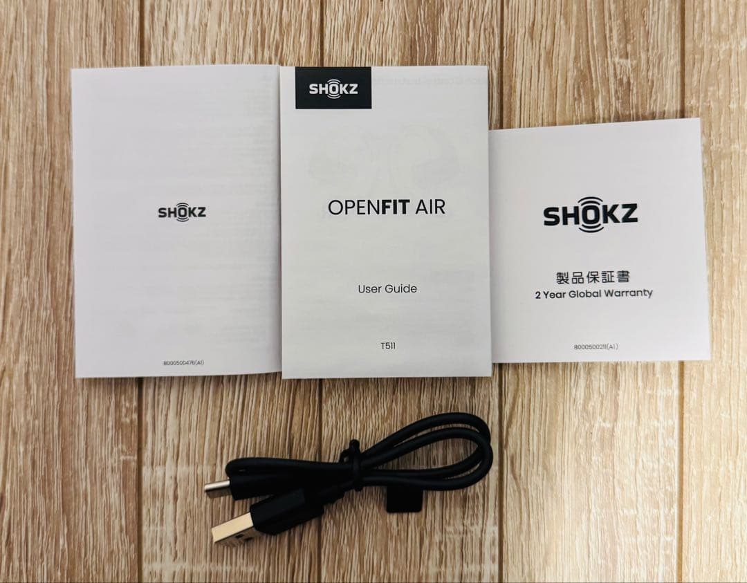SHOKZ OPENFIT AIR ワイヤレスイヤホン+シリコンケース付
