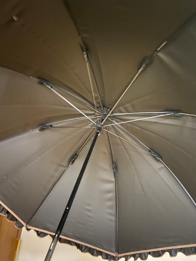 サンバリア 100 日傘 ピンク フリル