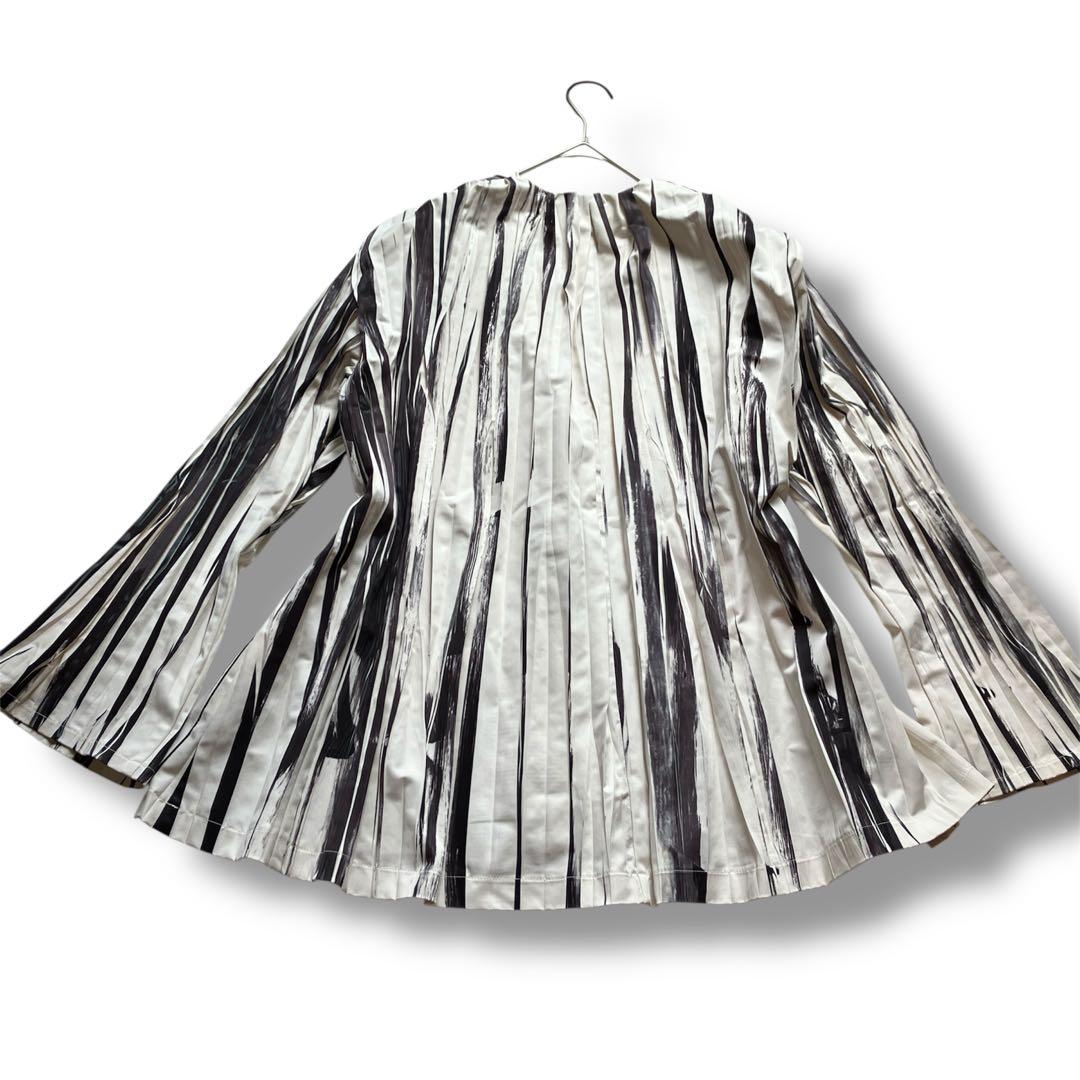 美品✨ リムアーク ブラウス　シャツ　トップス　プリーツ　フレア　長袖