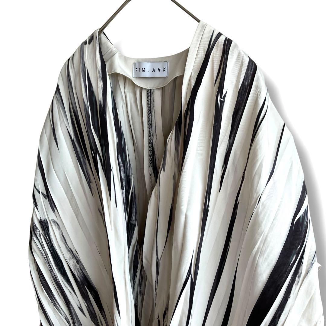 美品✨ リムアーク ブラウス　シャツ　トップス　プリーツ　フレア　長袖