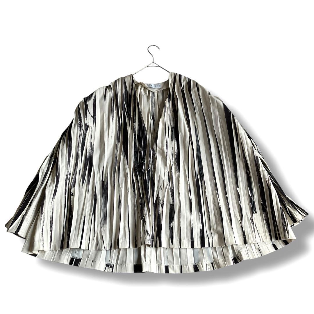 美品✨ リムアーク ブラウス　シャツ　トップス　プリーツ　フレア　長袖