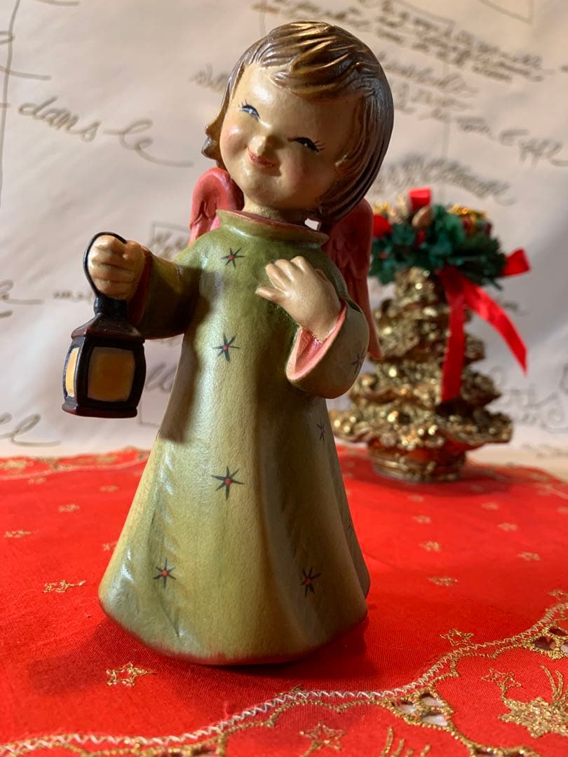 ANRIアンリ人形　15㎝のランタン持つ天使の女の子！可愛いです！