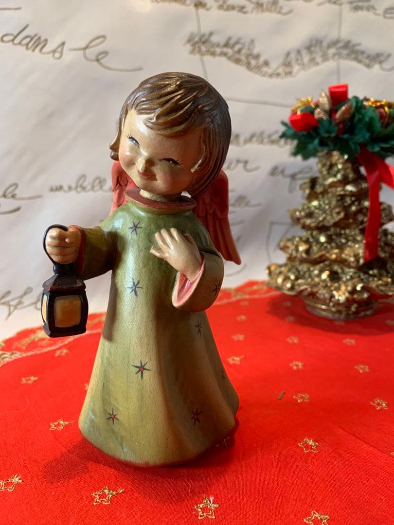 ANRIアンリ人形　15㎝のランタン持つ天使の女の子！可愛いです！