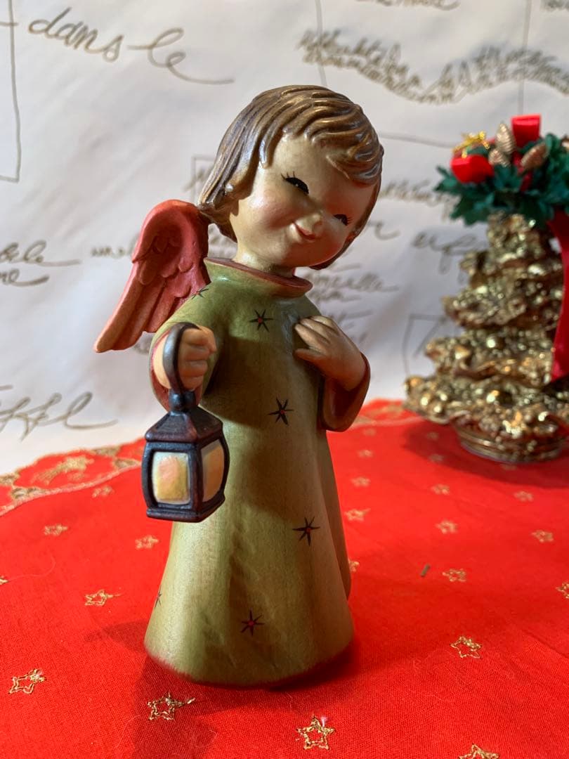 ANRIアンリ人形　15㎝のランタン持つ天使の女の子！可愛いです！