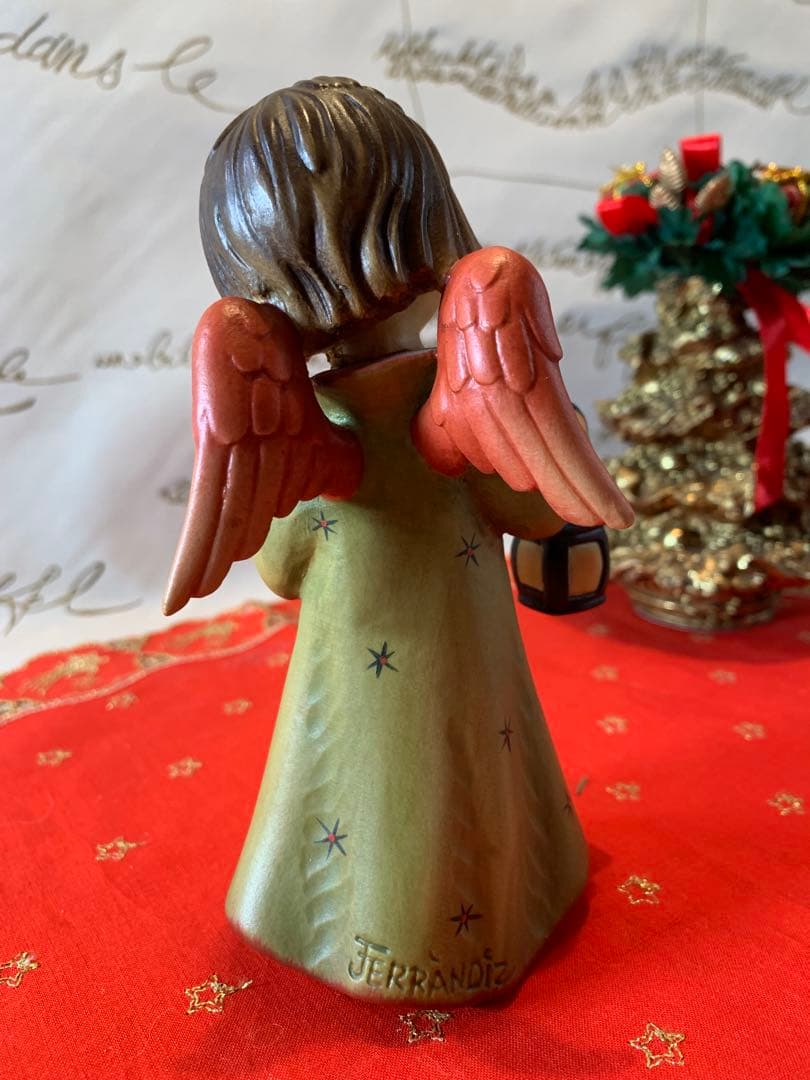 ANRIアンリ人形　15㎝のランタン持つ天使の女の子！可愛いです！