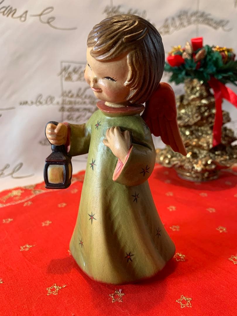 ANRIアンリ人形　15㎝のランタン持つ天使の女の子！可愛いです！