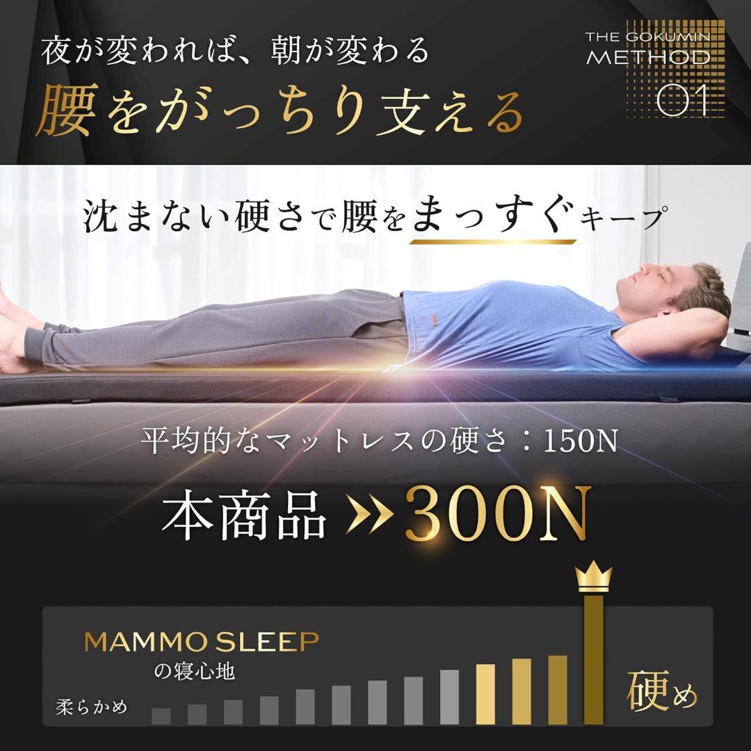 GOKUMIN マットレス シングル 硬め 5cm70D300N G-MMS-T