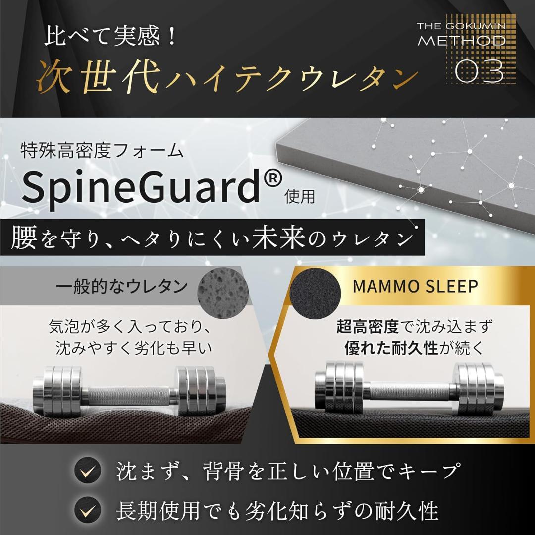 GOKUMIN マットレス シングル 硬め 5cm70D300N G-MMS-T