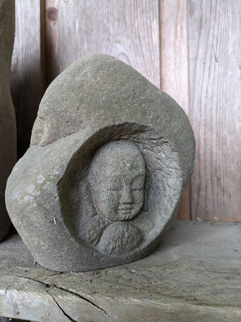 石仏、地藏、地藏菩薩、倉田辰彦作