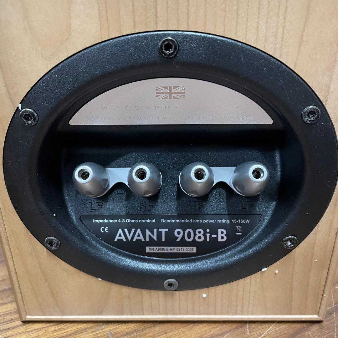 605 極美品 モダンショート AVANT908i スピーカーペア 送料無料