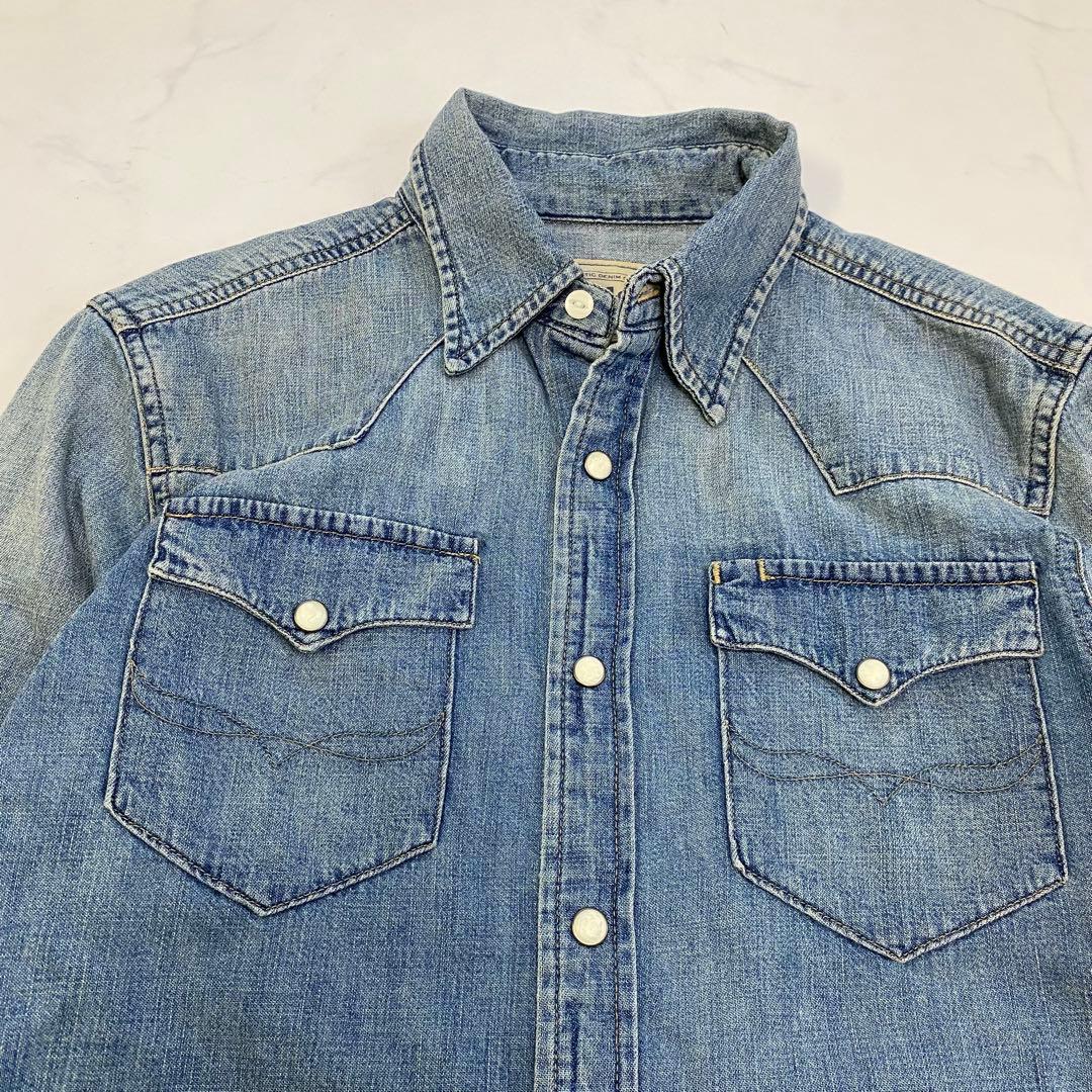 タグ付き新品★ポロラルフローレン 長袖 ウエスタン デニムシャツ 160