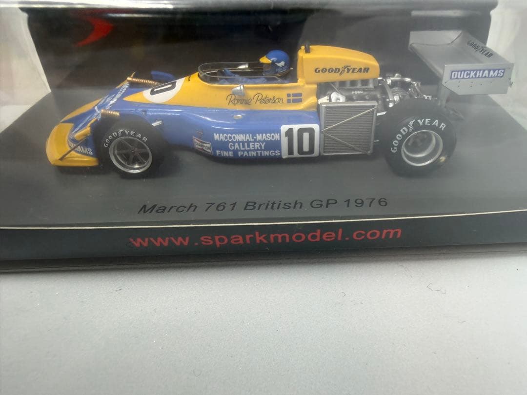美品スパーク 1/43 マーチ 761 R.ピーターソン 1976 イギリスGP