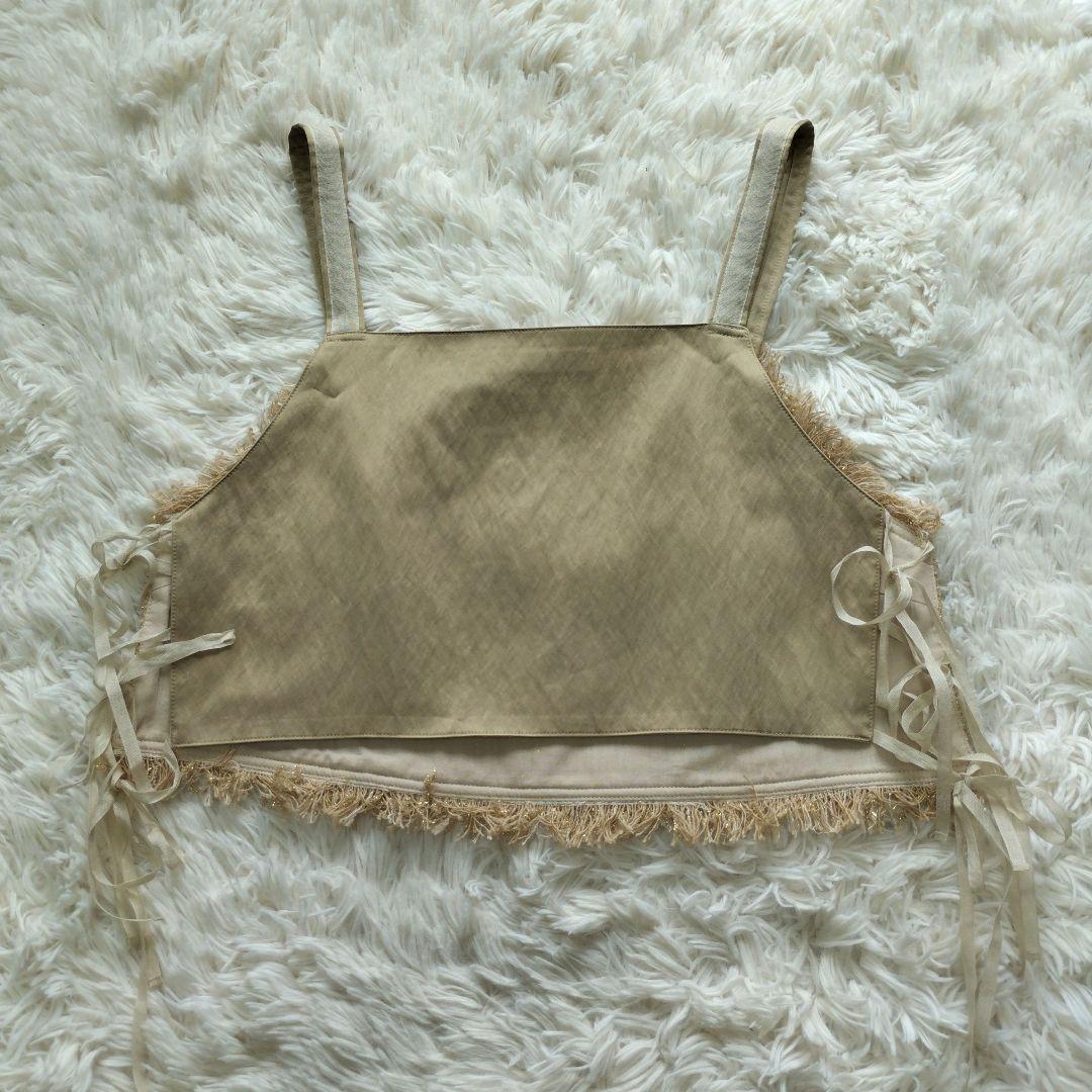 24年　極美品　カレンソロジー　ラメツイードビスチェ　ツィード