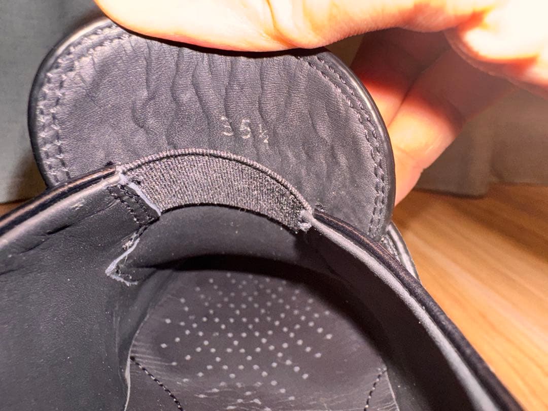 「ゆーり専用」プラダ モノリス ブラッシュドレザー ローファー