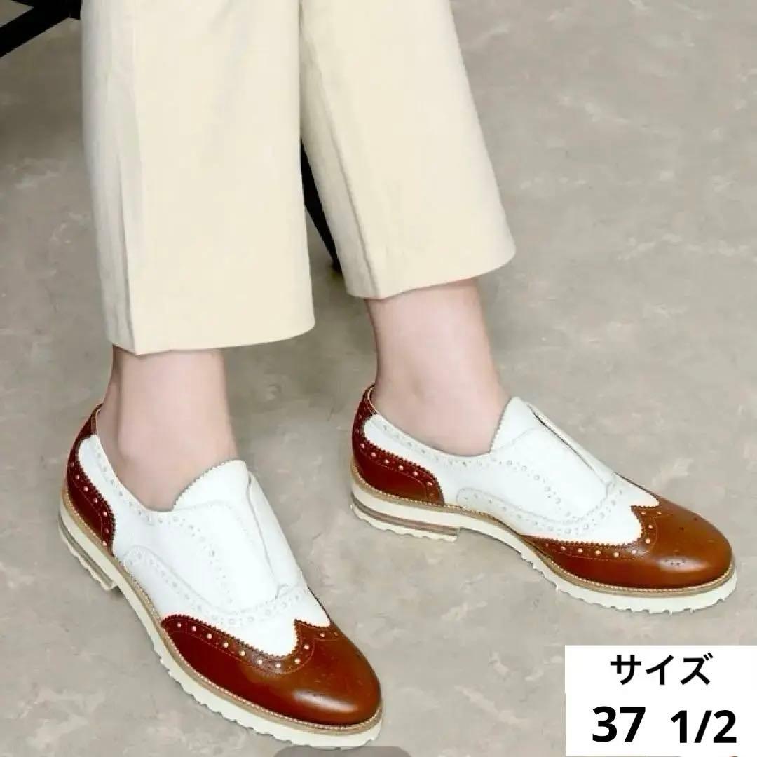 【未使用級】 ルカグロッシ ローファー　メダリオン マニッシュ　本革　イタリア製