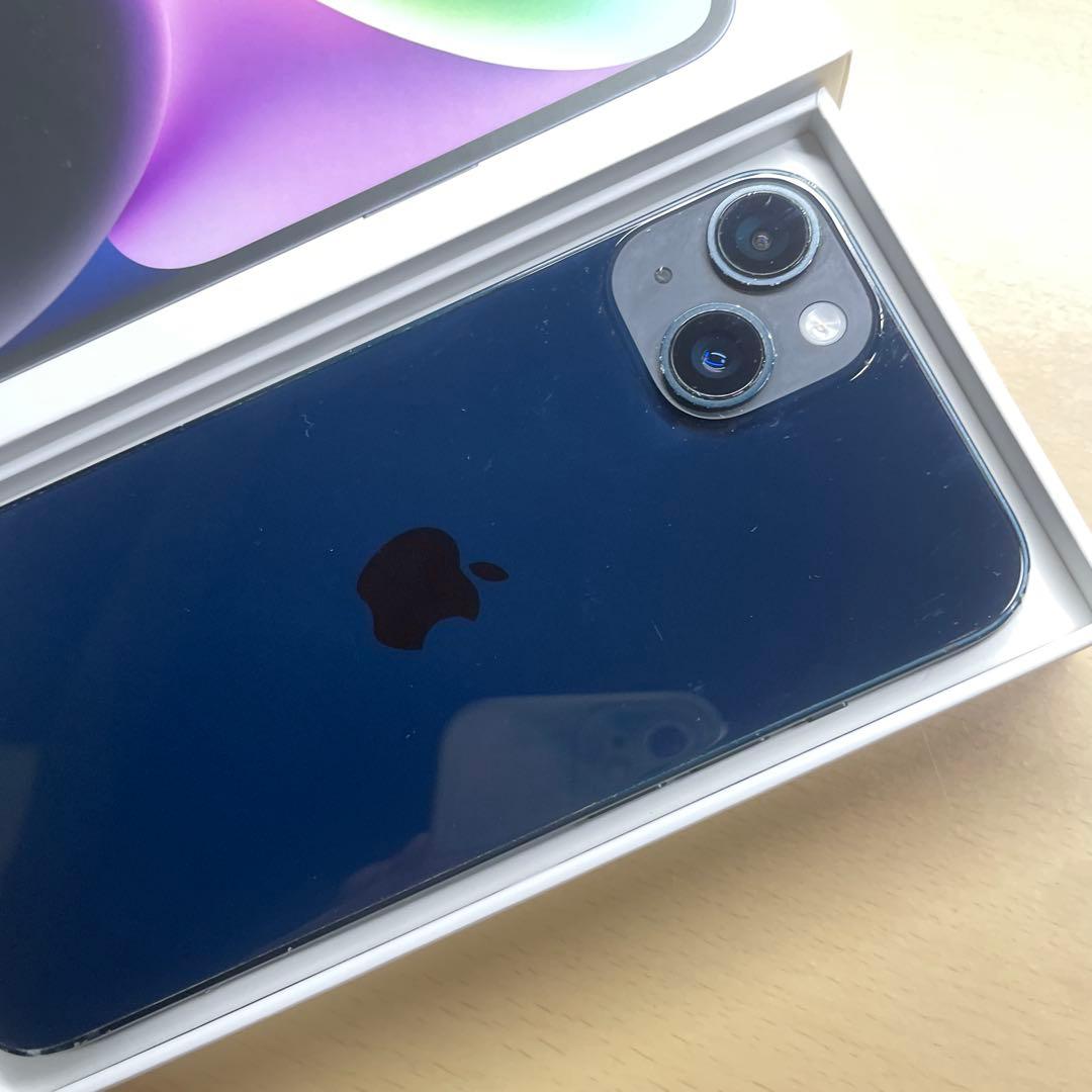 iPhone14 128GB SIMフリー　割れなし　バッテリー最大容量85%