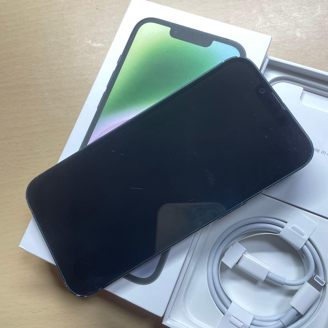 iPhone14 128GB SIMフリー　割れなし　バッテリー最大容量85%