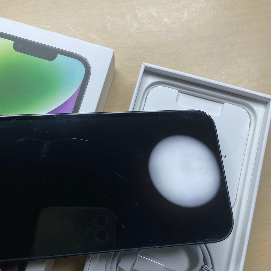 iPhone14 128GB SIMフリー　割れなし　バッテリー最大容量85%