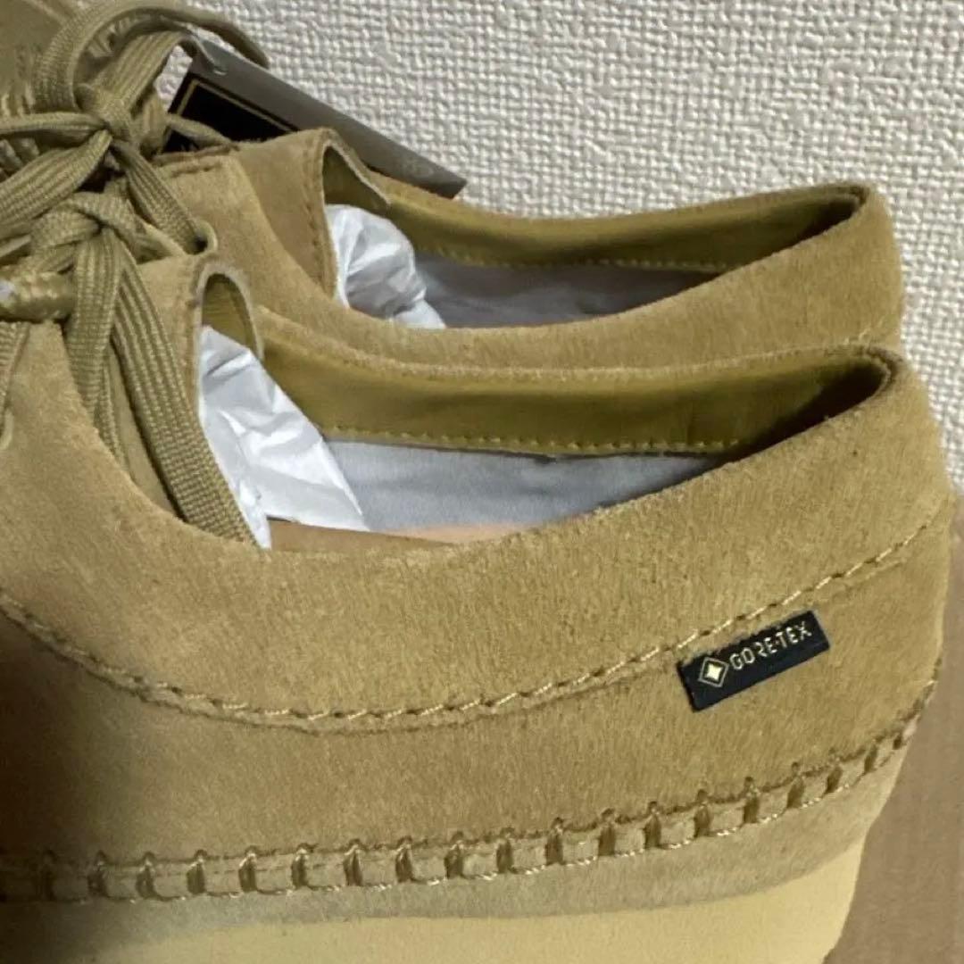 【未使用品】クラークス ウィーバー ゴアテックス メープルスエード UK8