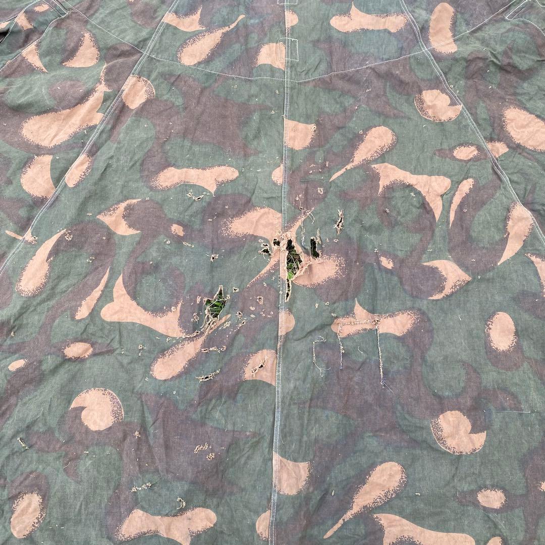 ハンガリー軍　軍幕　ポンチョ　１枚④　 迷彩　ハリケーンカモ　 ミリタリー