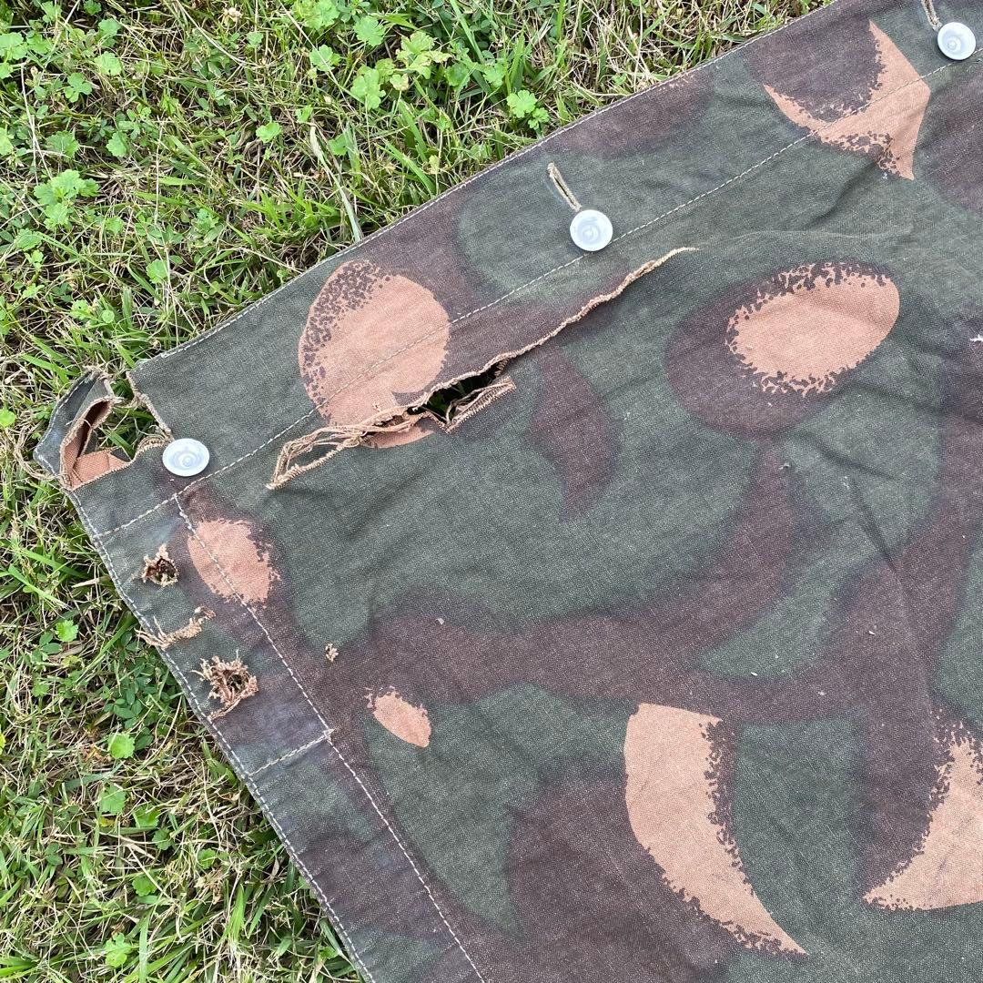 ハンガリー軍　軍幕　ポンチョ　１枚④　 迷彩　ハリケーンカモ　 ミリタリー