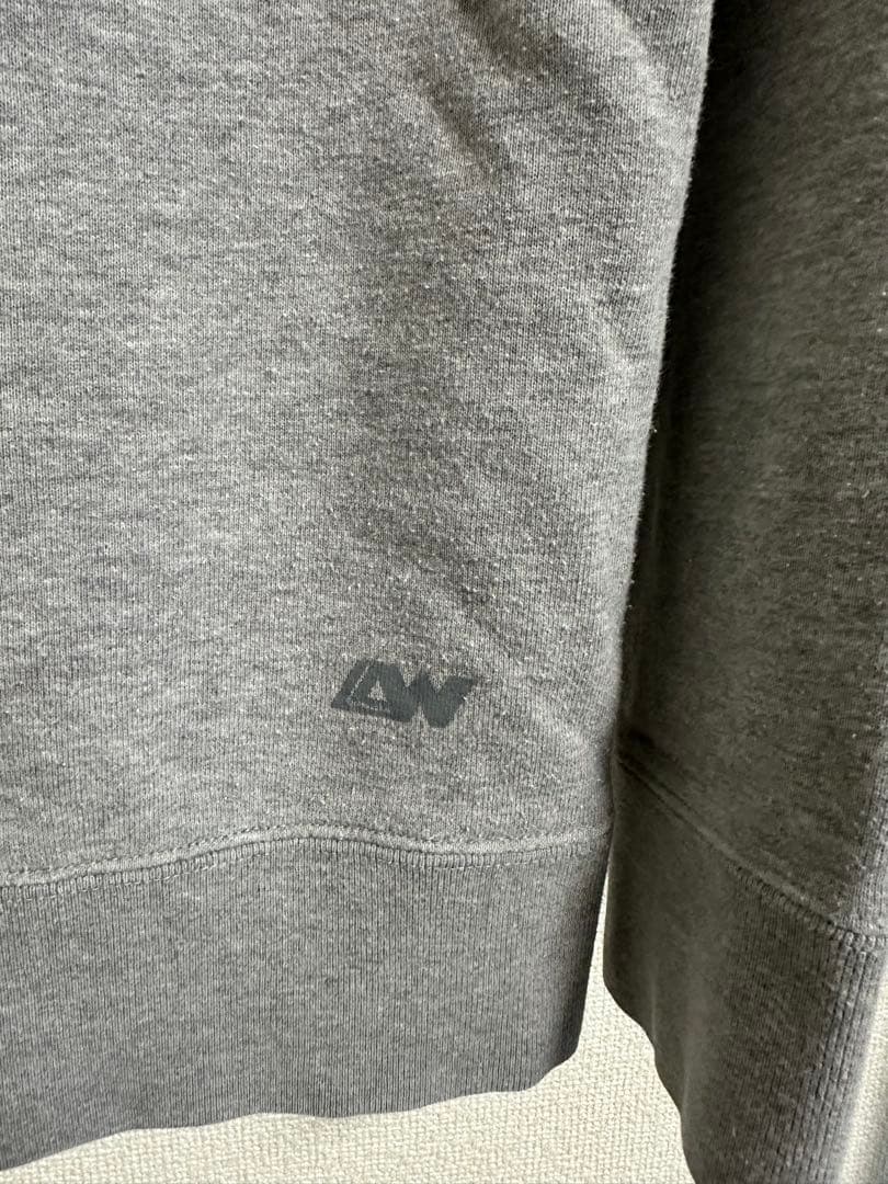 ループウィラー　LW01 丸胴吊り編みクルースウェット　グレー