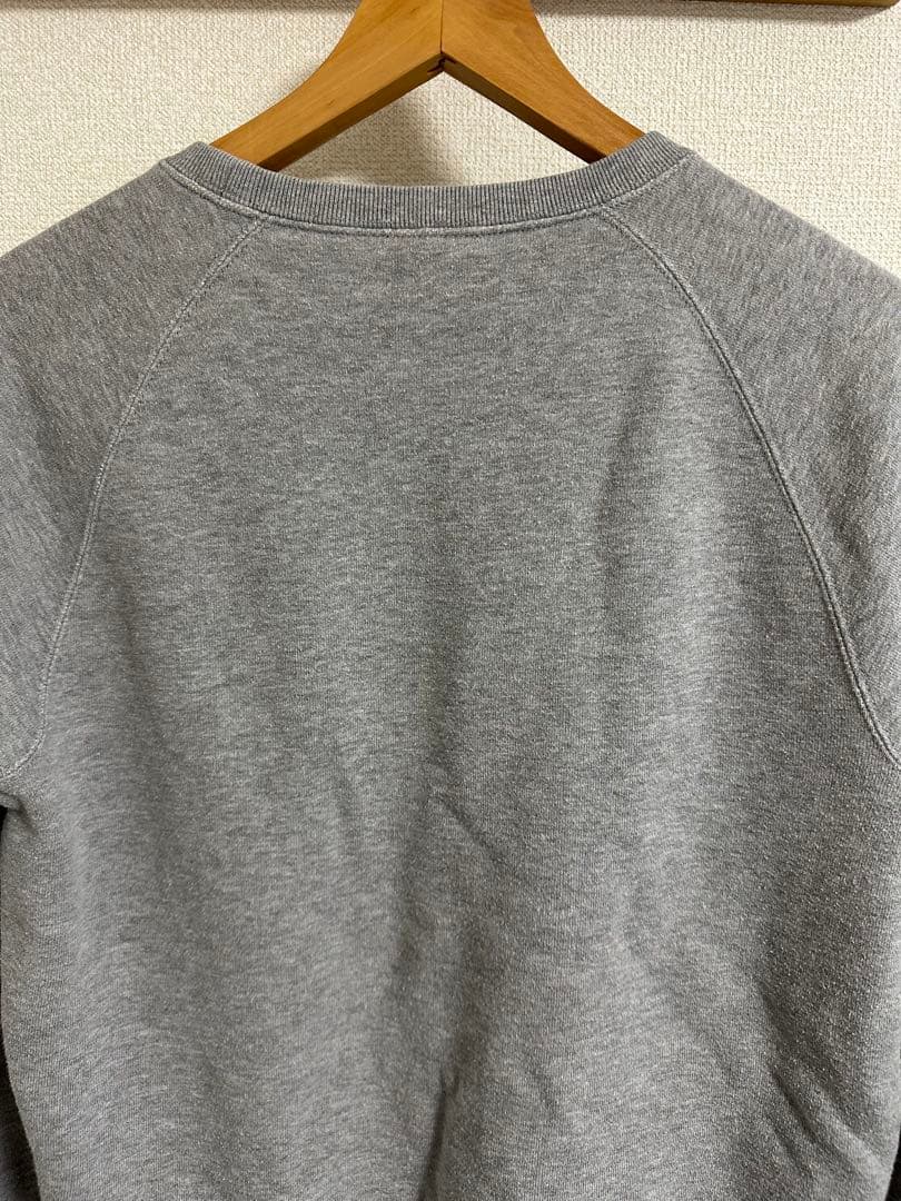 ループウィラー　LW01 丸胴吊り編みクルースウェット　グレー