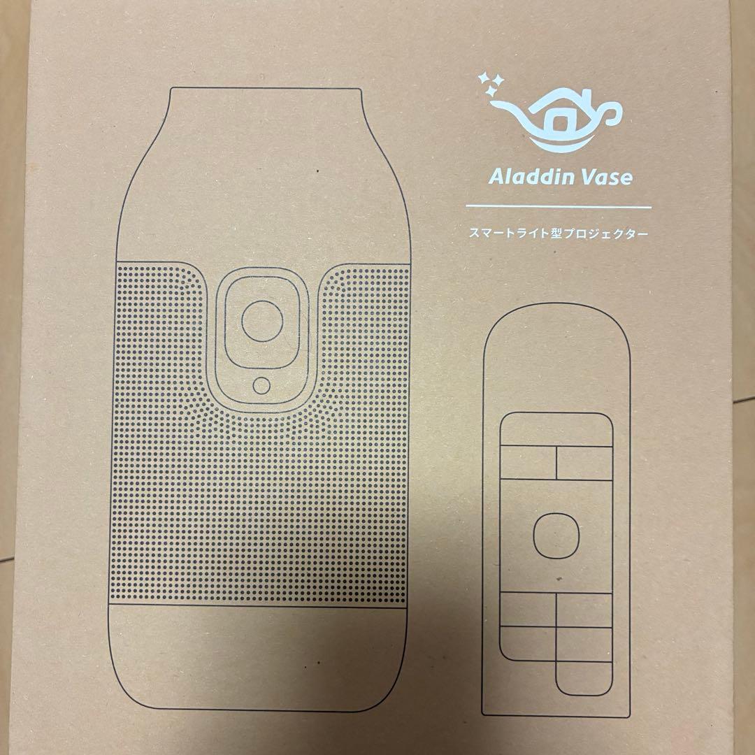 みっこ動作確認済みAladdin vaseプロジェクター本体 リモコン付き