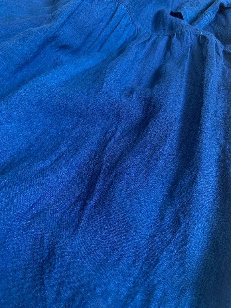 ICHI Antiquites イチアンティークス リネン シャツワンピース