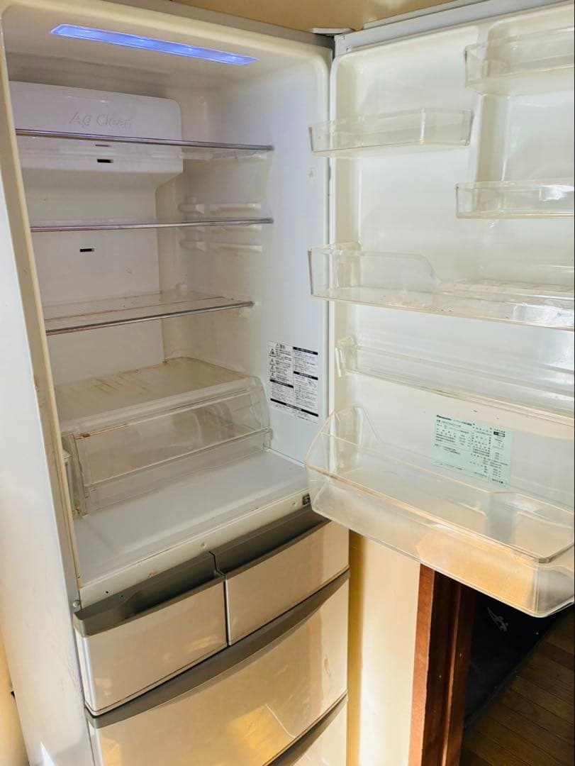 福岡発 Panasonicパナソニック 冷蔵冷凍庫 426L 5ドア 製氷