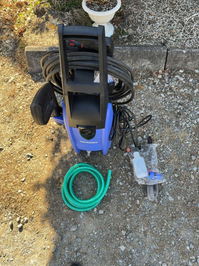 ハイコーキ高圧洗浄機faw105