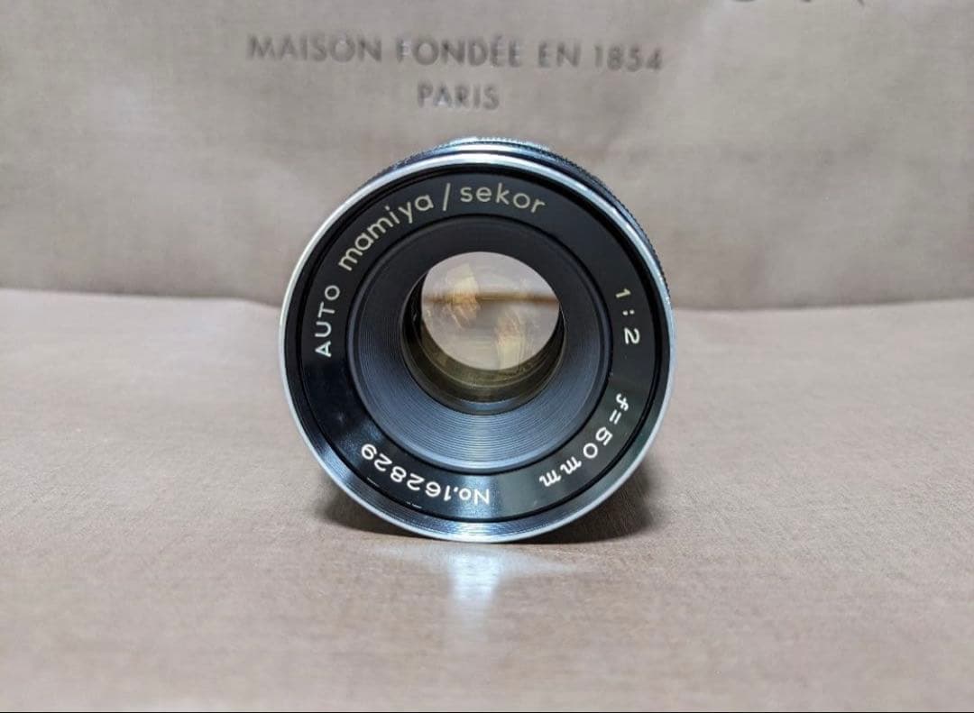 auto mamiya sekor 50mm f2 後期型 M42 富岡光学
