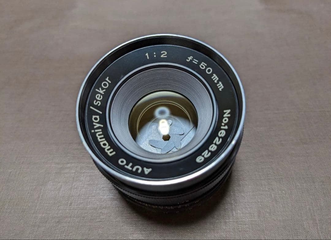 auto mamiya sekor 50mm f2 後期型 M42 富岡光学