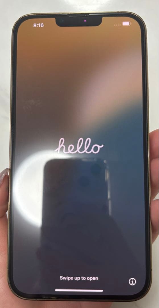 極美品 iPhone13ProMax 256GB ゴールド デュアルSiM