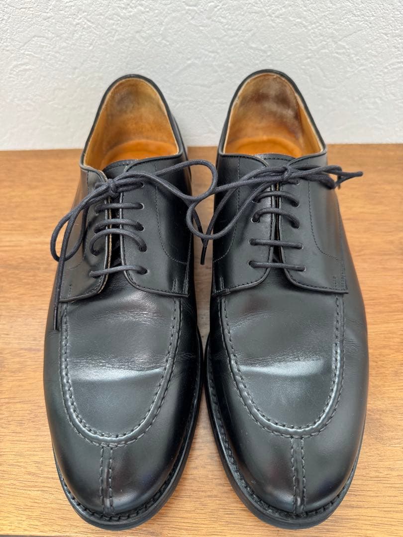 Berwick バーウィック ビジネス Uチップシューズ 黒 27 8 1/2