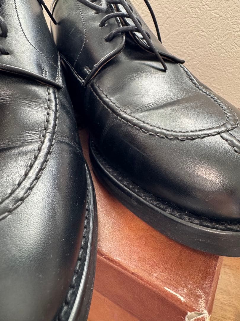 Berwick バーウィック ビジネス Uチップシューズ 黒 27 8 1/2