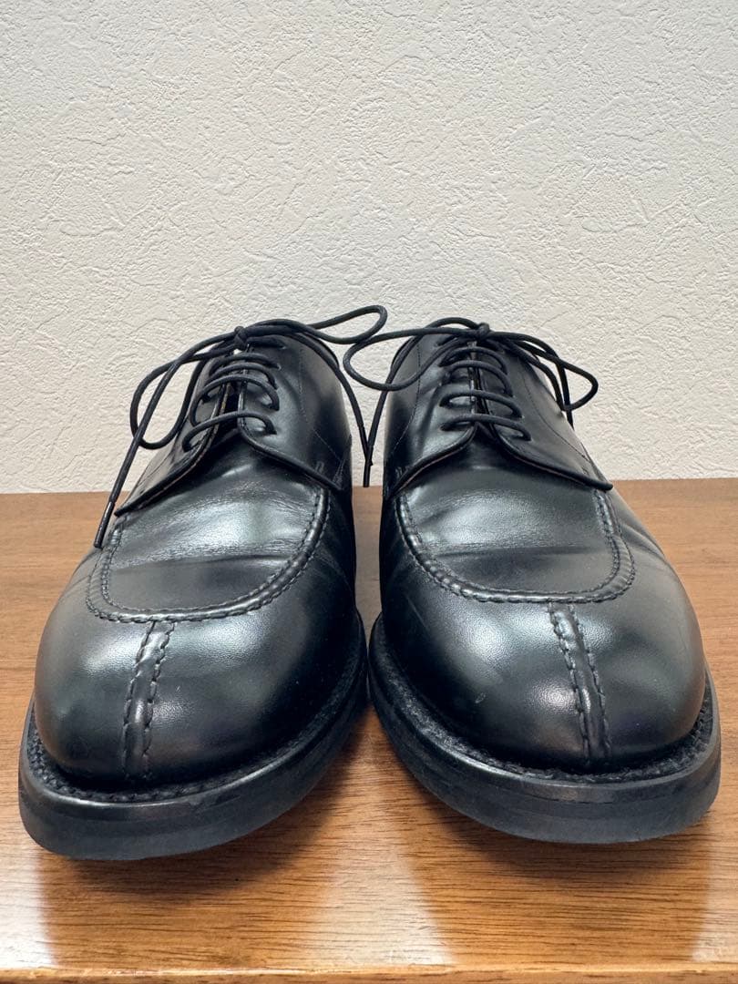 Berwick バーウィック ビジネス Uチップシューズ 黒 27 8 1/2