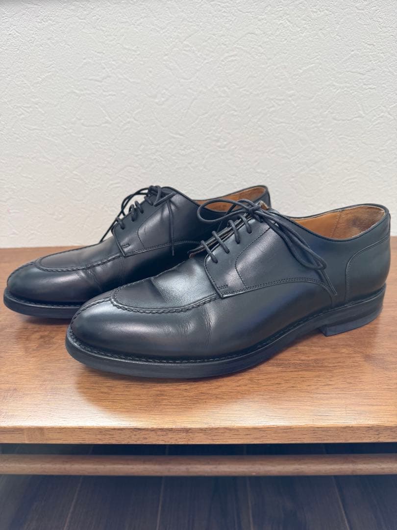 Berwick バーウィック ビジネス Uチップシューズ 黒 27 8 1/2