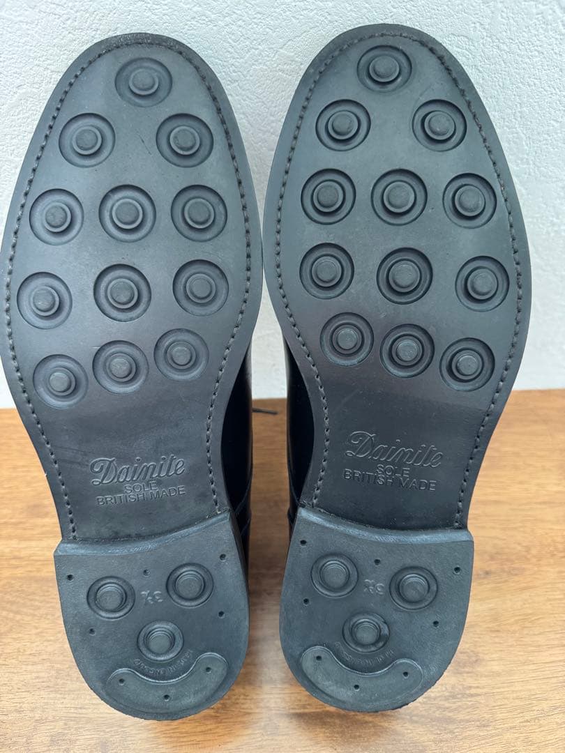 Berwick バーウィック ビジネス Uチップシューズ 黒 27 8 1/2