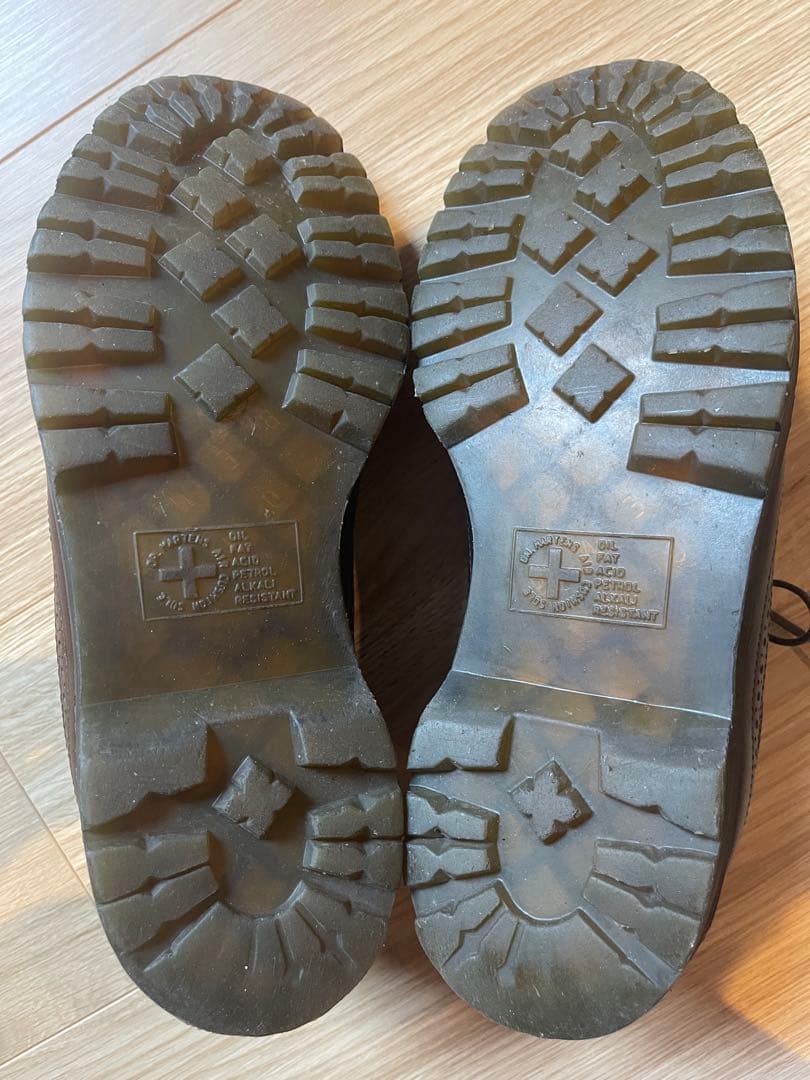 靴 Dr.Martens wing tip brown vintage