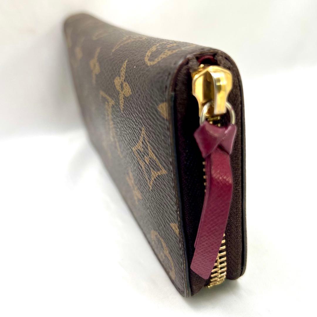 ルイヴィトン モノグラム ポルトフォイユ クレマンス フューシャM60742